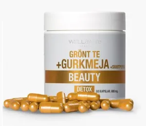 Maisto papildas WELLaware GREEN TEA + TURMERIC 60 kaps.